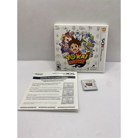 Yo-Kai Watch Nintendo 3DS Yokai Complete CIB Tested Authentic US Version - Picture 1 of 2